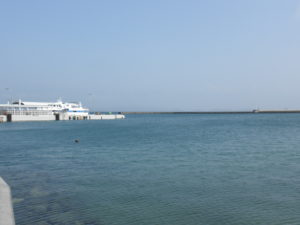 宗像大社中津宮　大島の海と船
